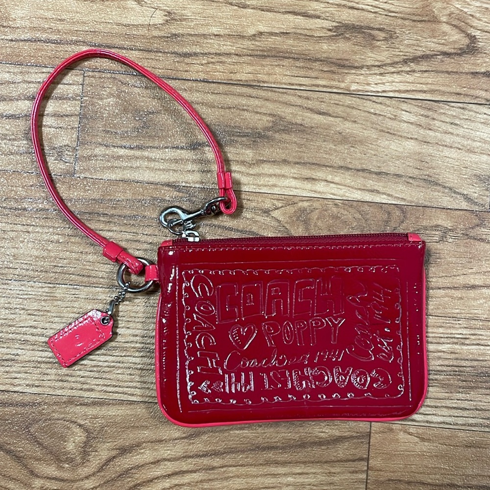 Vintage Coach Poppy Wristlet
